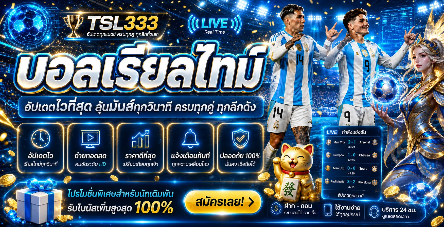 TSL333 โปรโมชั่นและค่ายเกมยอดฮิต