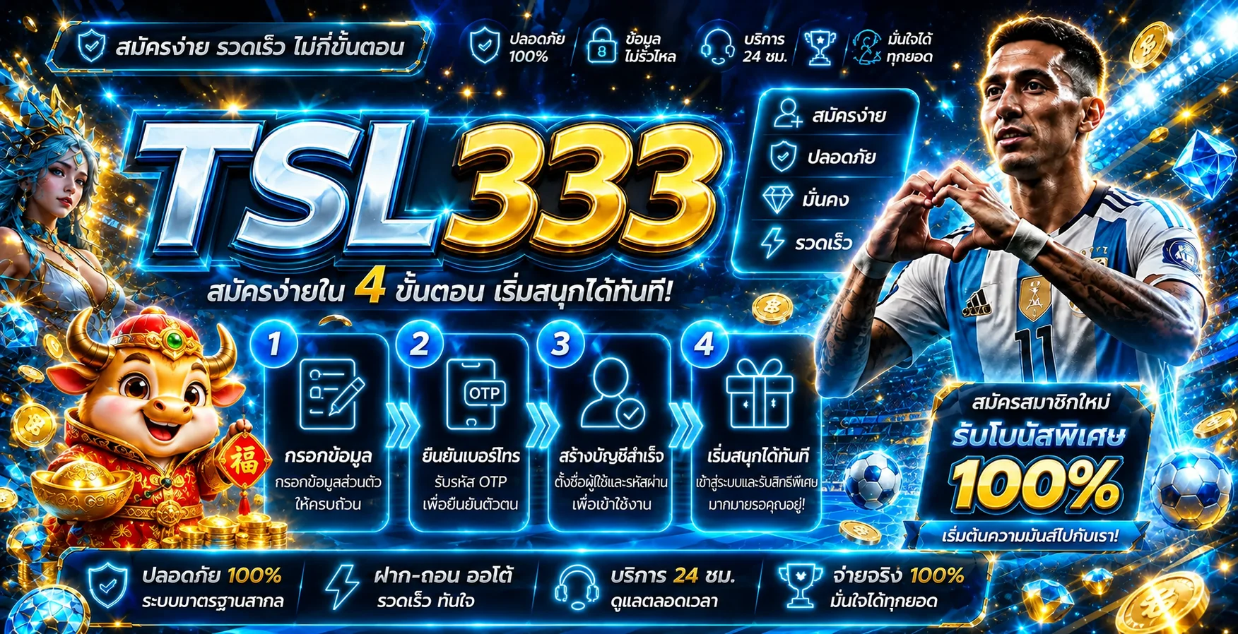 TSL333 หน้าแรก เว็บตรงสล็อต คาสิโน กีฬา หวย